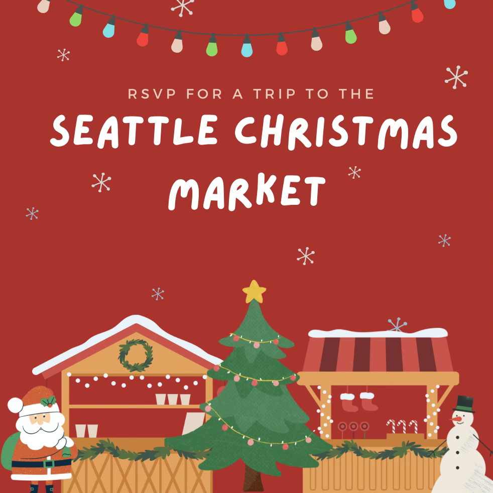 Seattle Christmas Market RSVP flyer